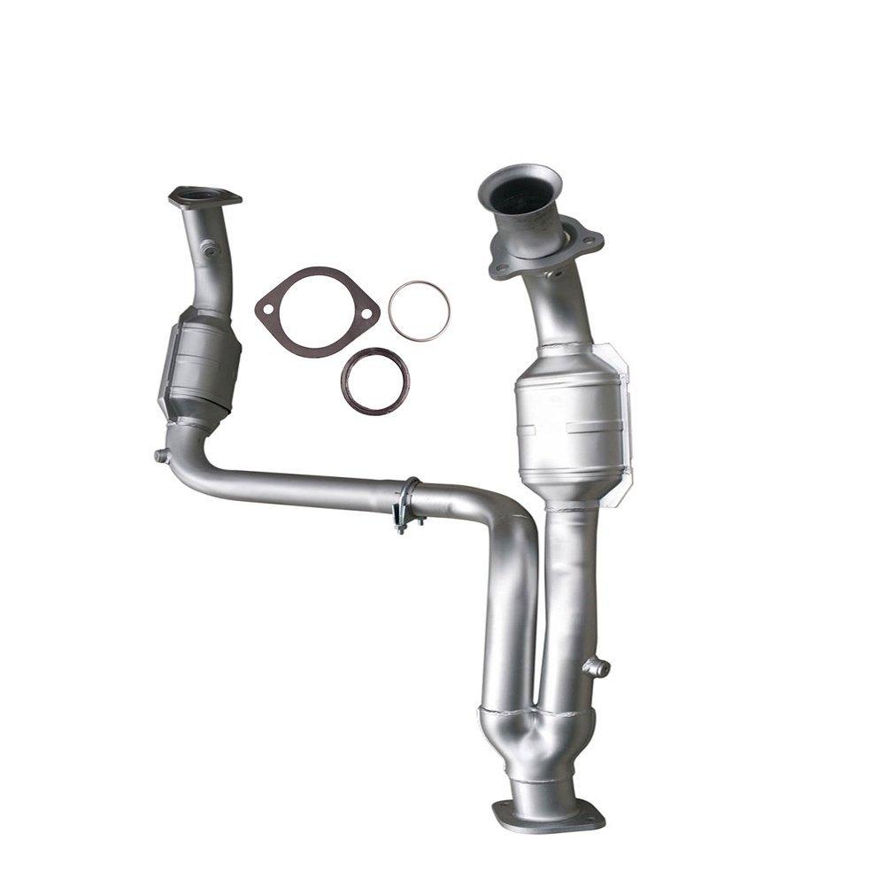 Front Catalytic Converter Exhaust Manifold for Chevy 99-07 GMC Yukon Silverado 1500 2500