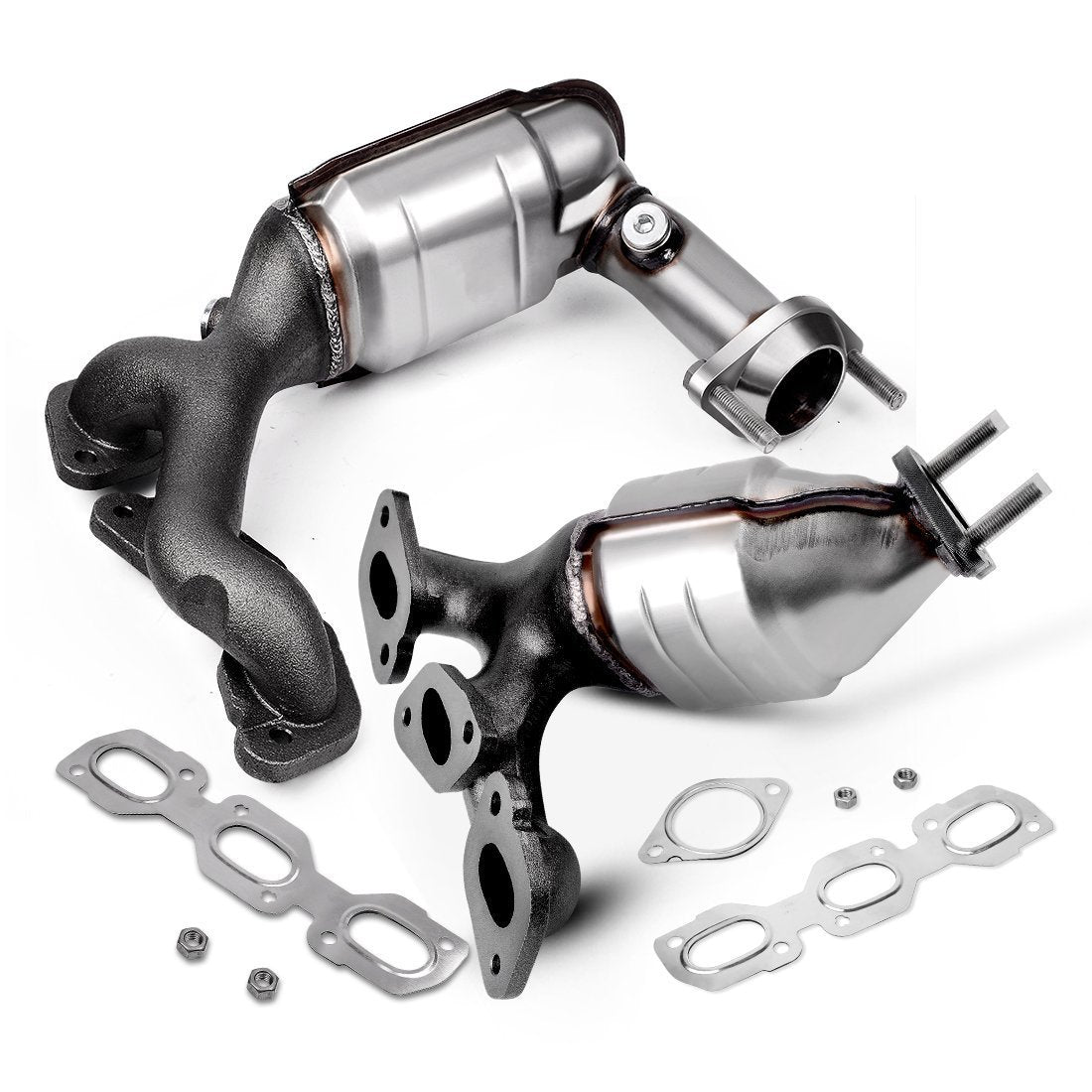 Front & Rear Catalytic Converter Exhaust Manifold for Ford Escape 3.0L 2001-2006