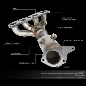 Exhaust Manifold for 07-13 Nissan Altima 2.5L Catalytic Converter